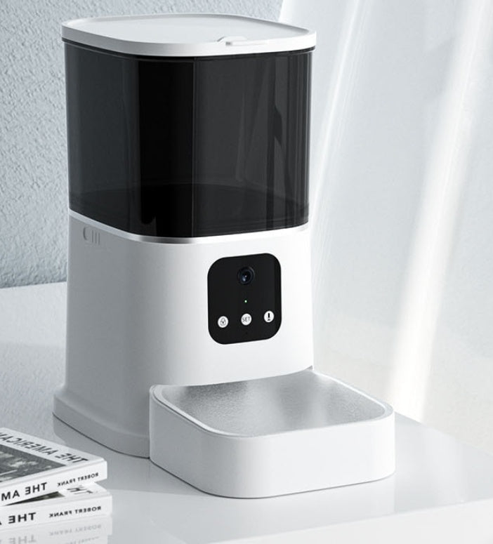 Smart WiFi Automatic Cat Feeder – 6L with mobile App Control