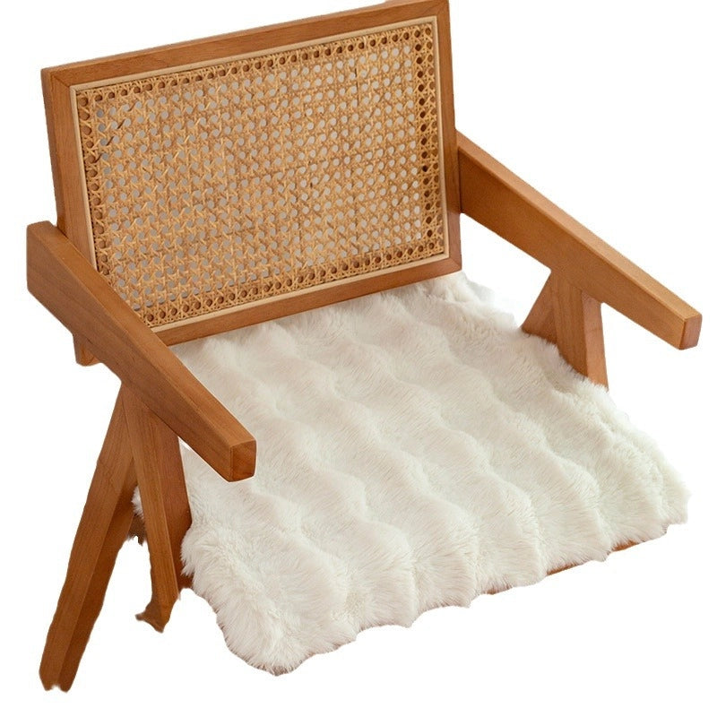 Cushion Plush Winter Chair Cushion Office Long-sitting Butt Cushion Dining Chair Cushion Stool Cushion Butt Cushion Chair Cushion Thickened