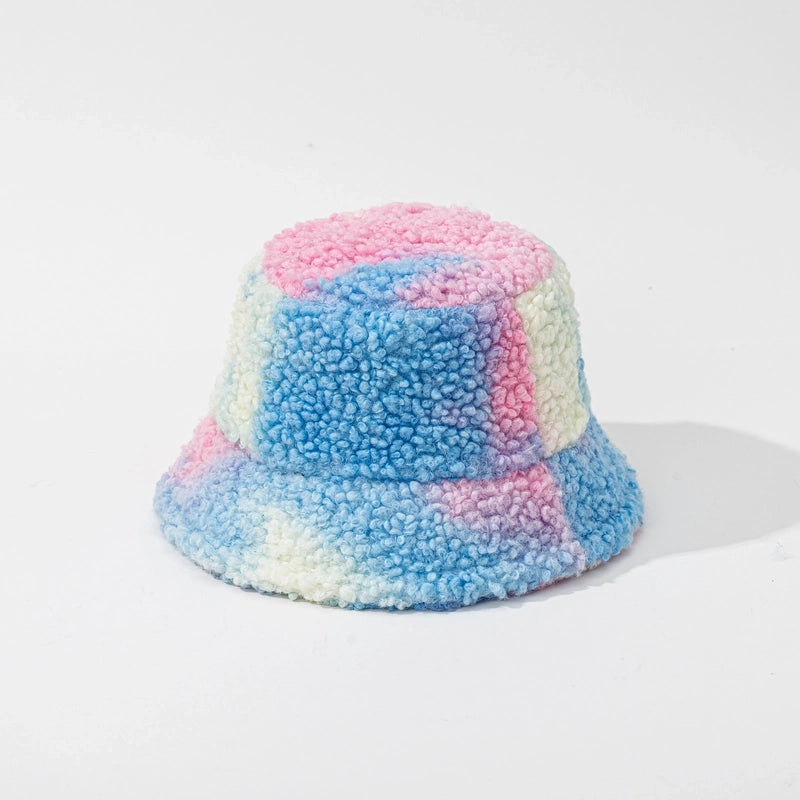 Women's Hip-hop Retro Tie Dye Wide Eaves Bucket Hat