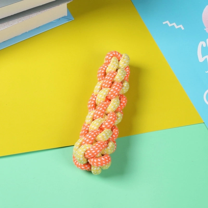 Minimalist Cotton Rope Solid Color Pet Toys
