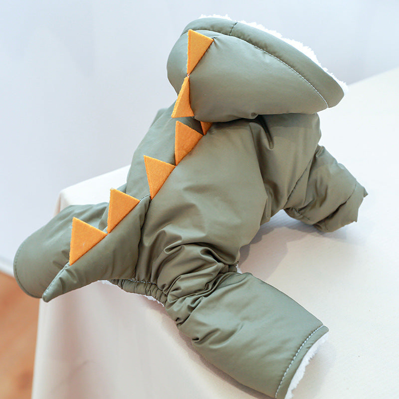 Dinosaur Shaped Dog Cat Jacket