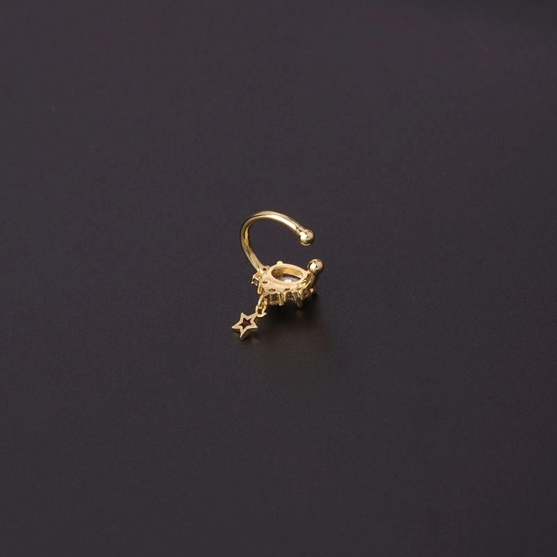 Ear Cartilage Rings & Studs Minimalist Bow Knot Metal Plating