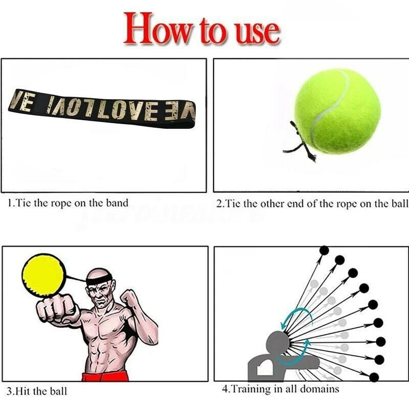 (CHRISTMAS PRE SALE - SAVE 50% OFF) Boxing Reflex Ball Headband - Buy 3 free shipping