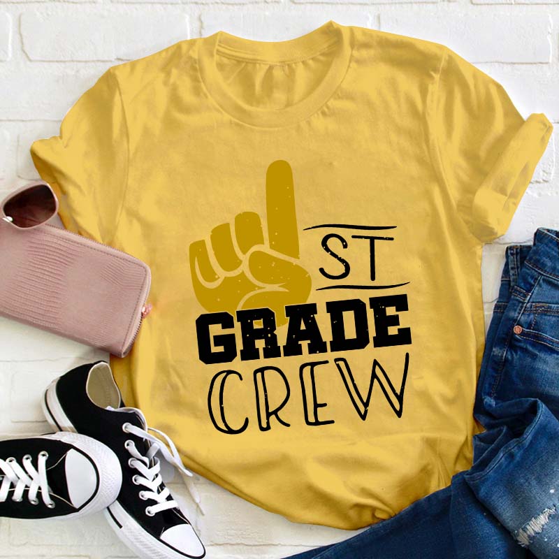 Personalized Grade Gesticulation Teacher T-Shirt