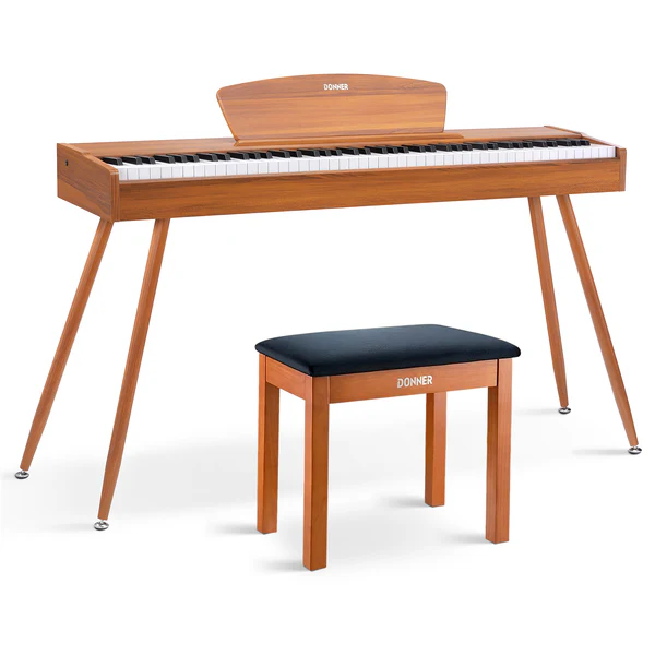 ✨Donner DDP-80 Wooden Style with Stand & Triple Pedals