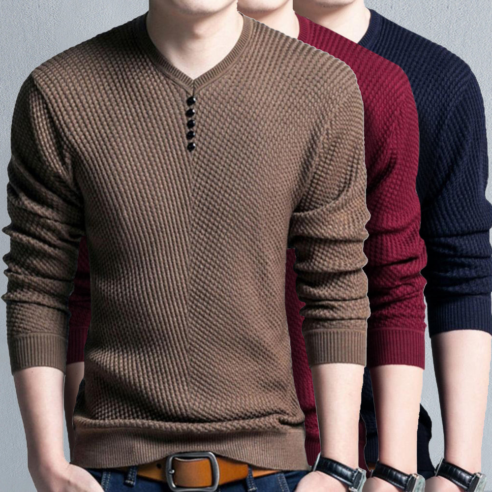Duren Textured Henley