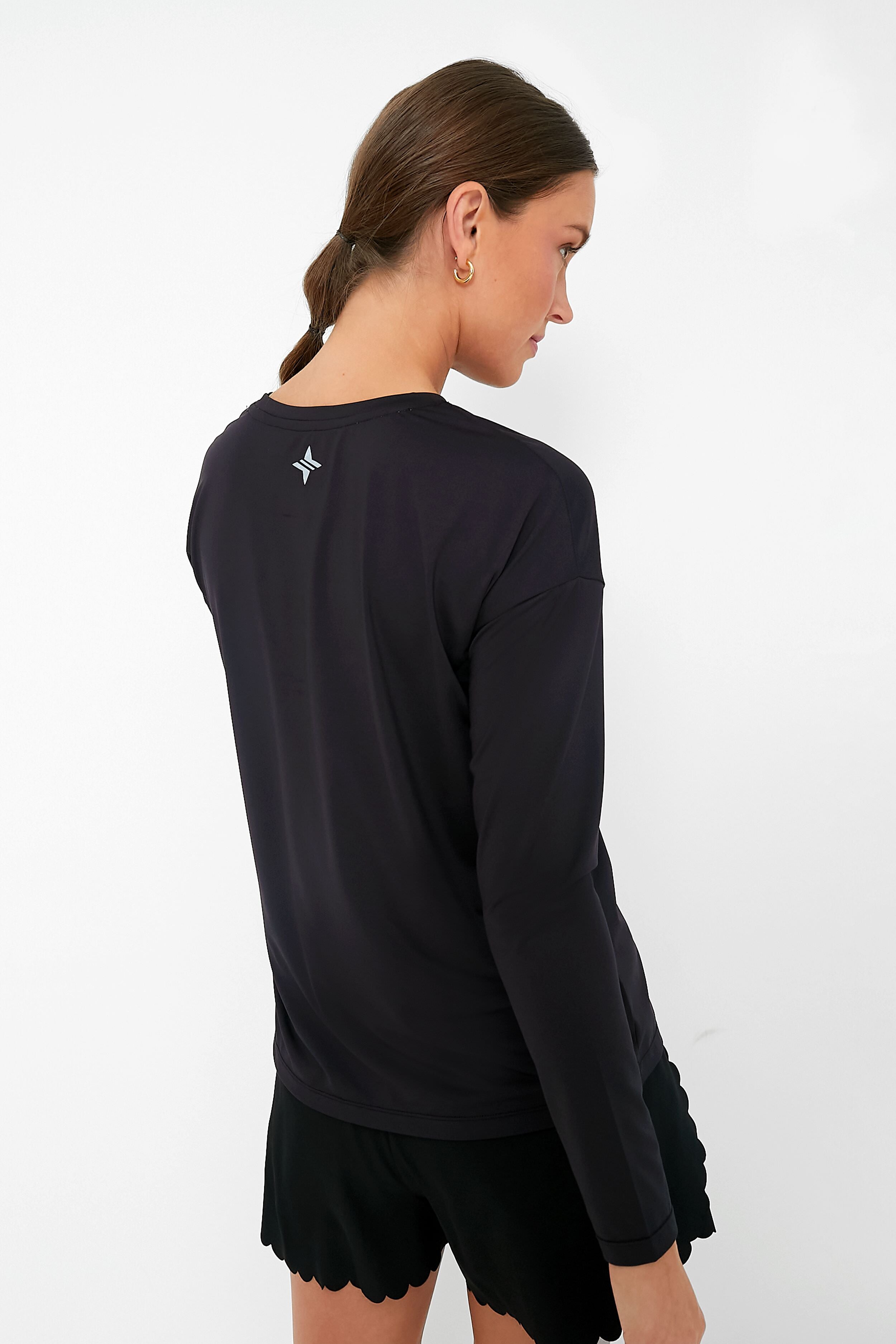 Black Long Sleeve Ryan Boyfriend Tee