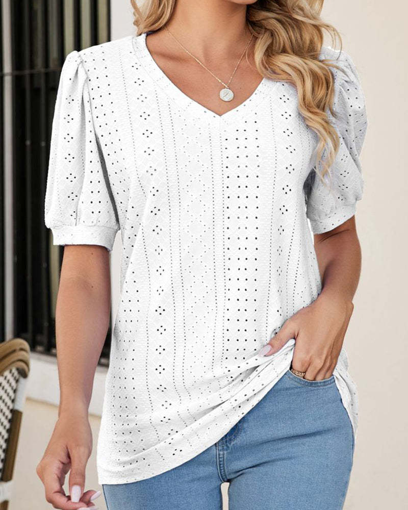 Puff sleeve t-shirt