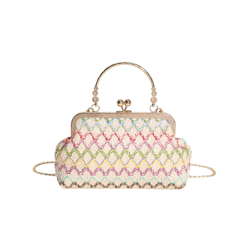 Women's Small All Seasons Braid Ethnic Style Handbag