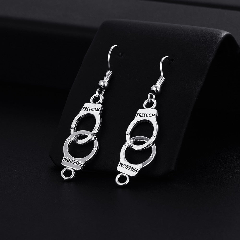 Handcuffs Earrings