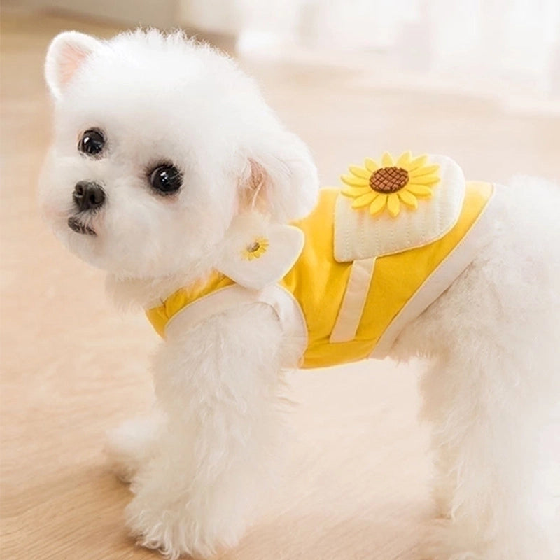Cute Thin Breathable Pet Puppy Cat Clothes