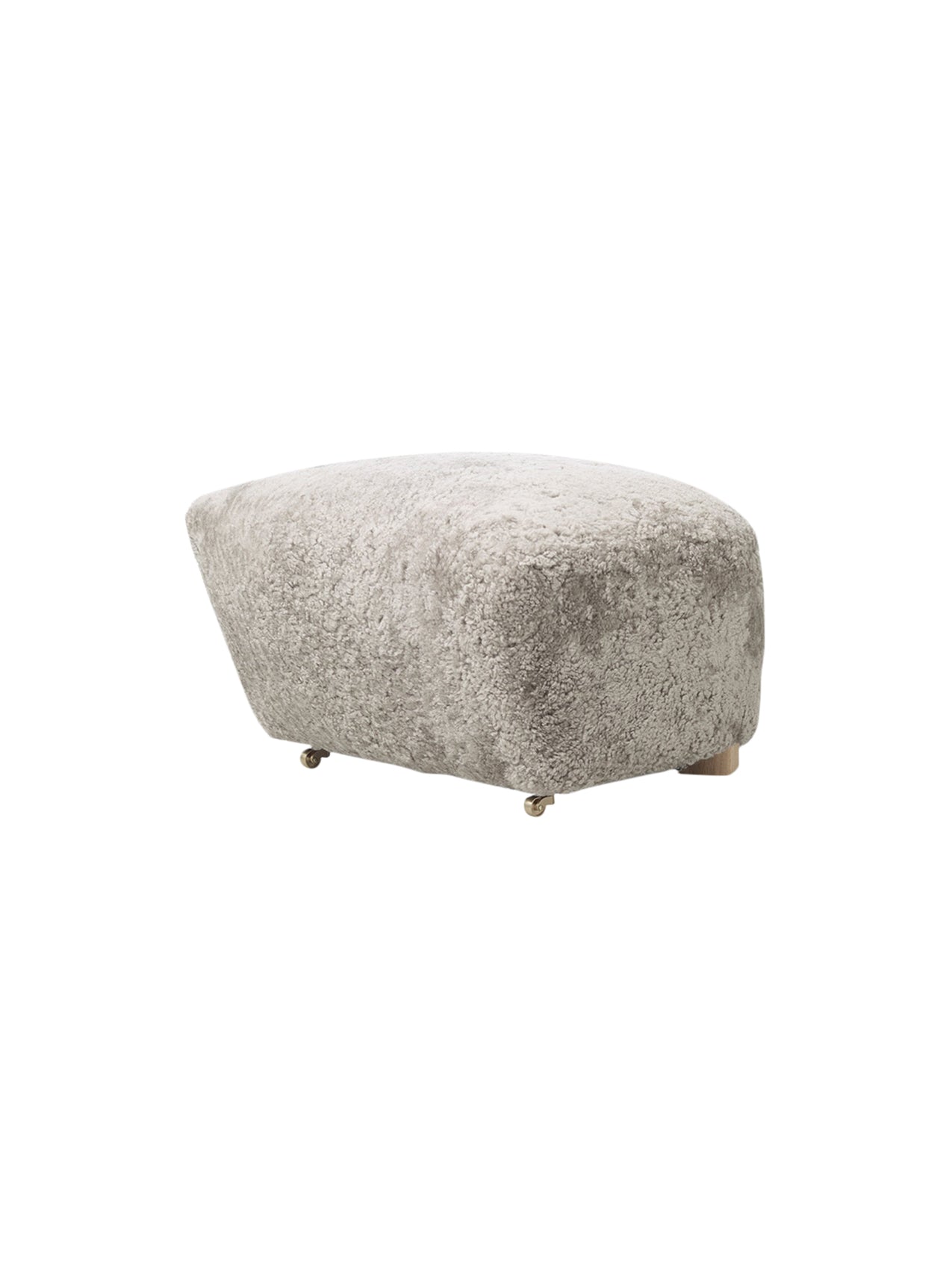 Tired Man Ottoman. Sheepskin