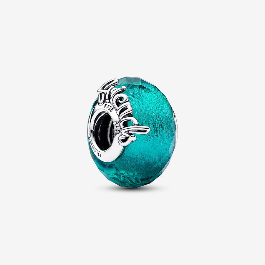 Faceted Murano Glass Friendship Pandora Charm