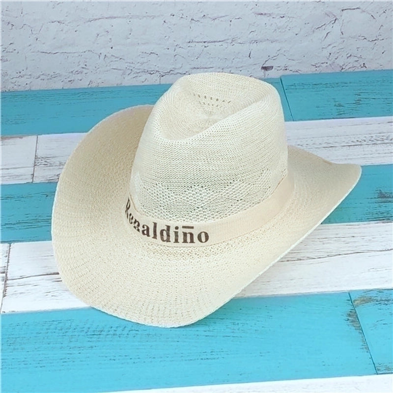 New Summer Hat Western Cowboy Top Hat Jazz Hat Straw Hat Beach Hat