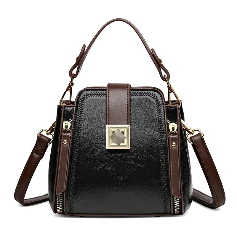 Women's Medium All Seasons Pu Leather Vintage Style Handbag