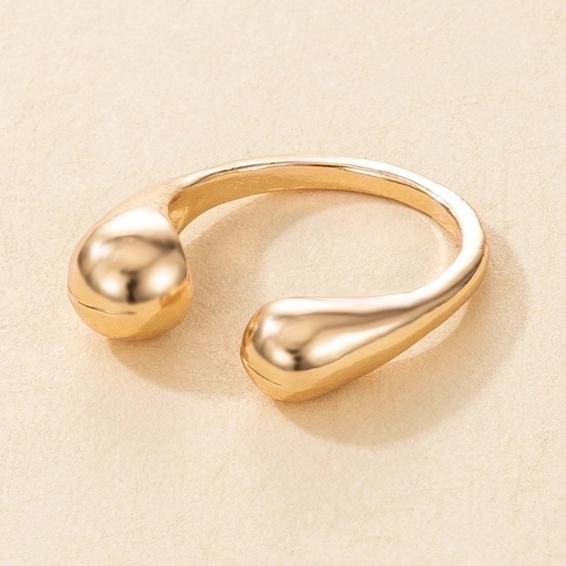 Minimalist Geometric Alloy Plating No Inlaid