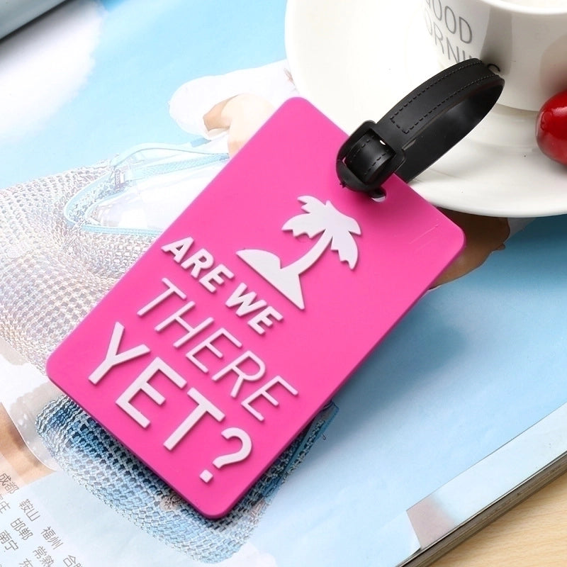 Pvc Letter Luggage Tag Fashion Luggage Boarding Pass