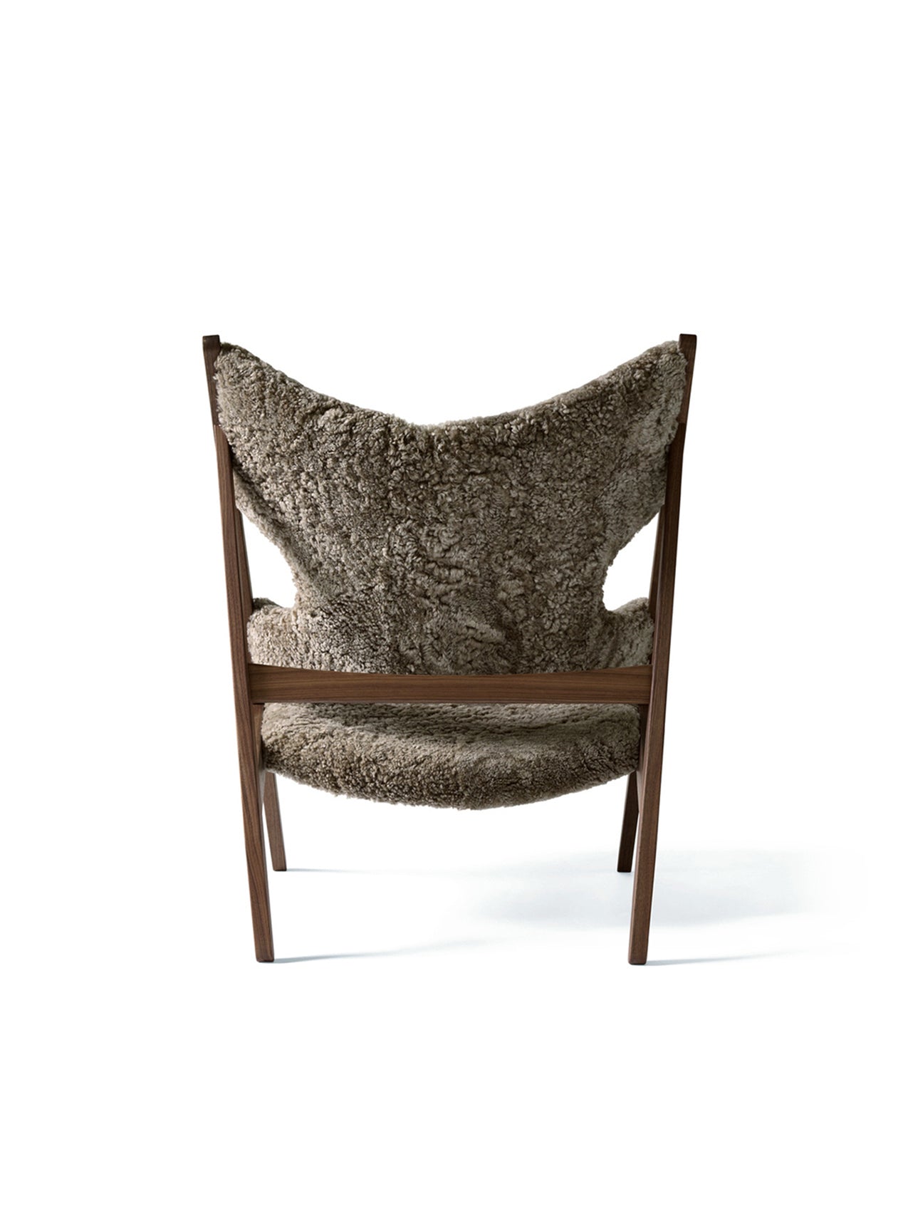 Knitting Chair. Sheepskin