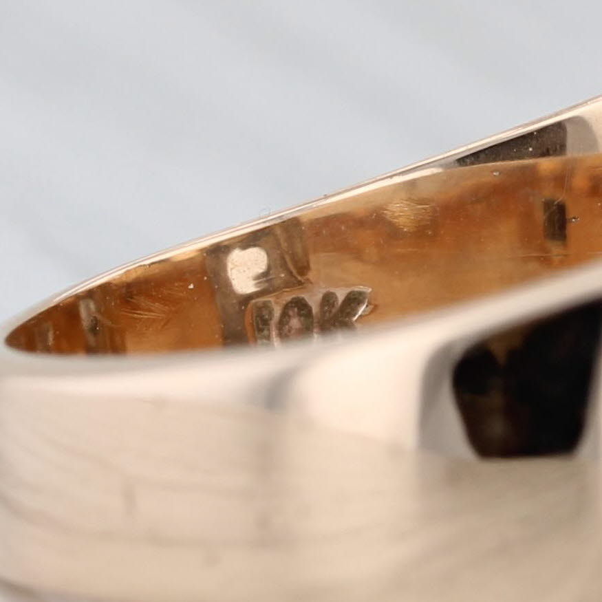 New Masonic Semi Mount Ring 10k Gold Shriners Scottish Rite Size 10.5
