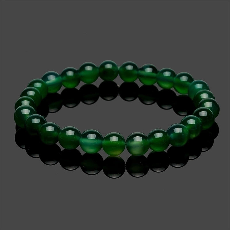 2 Pieces Natural Volcanic Stone Bracelet White Turquoise Jadeite Yellow Tiger Eye Beaded Bracelet