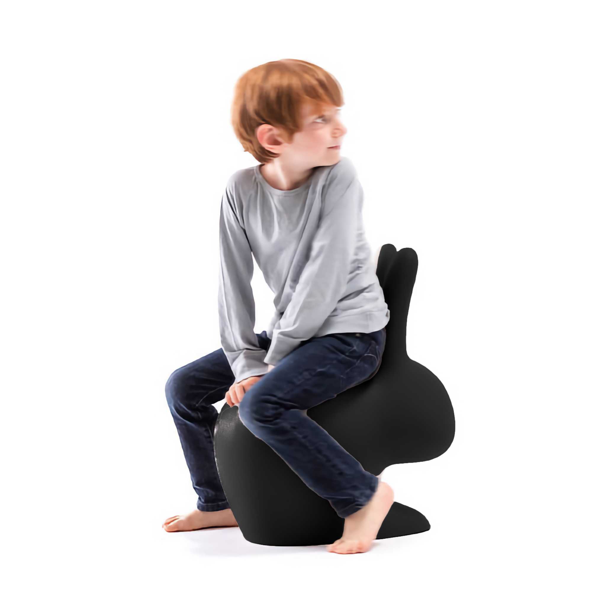 Qeeboo Rabbit Chair Baby. Black