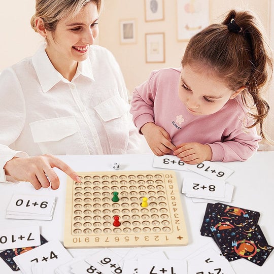💥  Promotion- SAVE 48% OFF- Wooden Multiplication Board Game - BUY 2 GET EXTRA 10 % OFF & FREE SHIPPING!