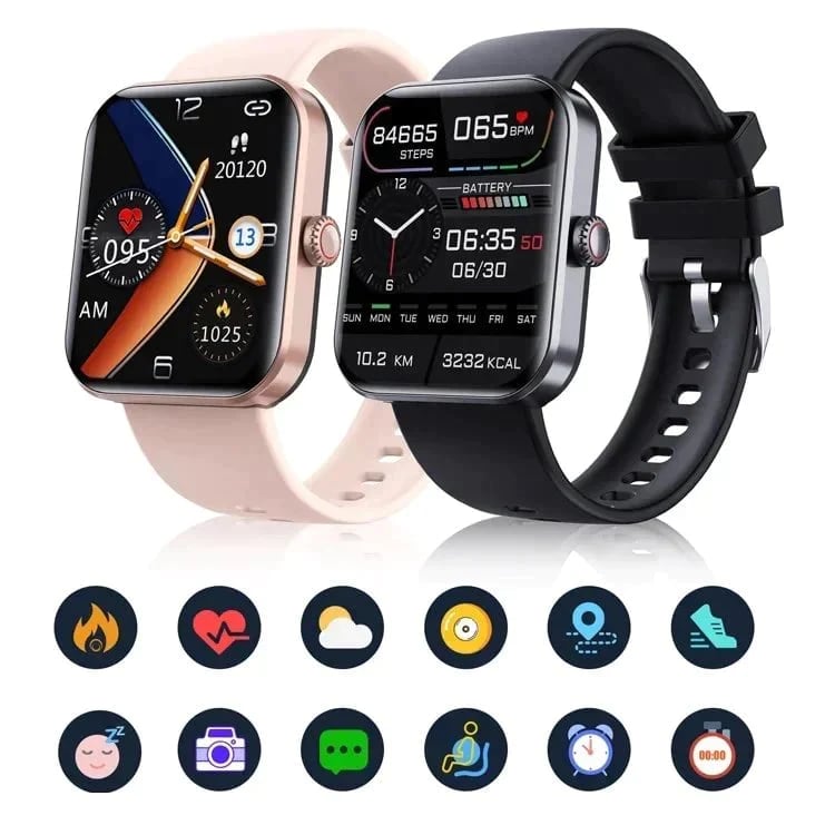 [All day monitoring of heart rate and blood pressure] Bluetooth fashion smartwatch(Buy 2 Free Shipping)