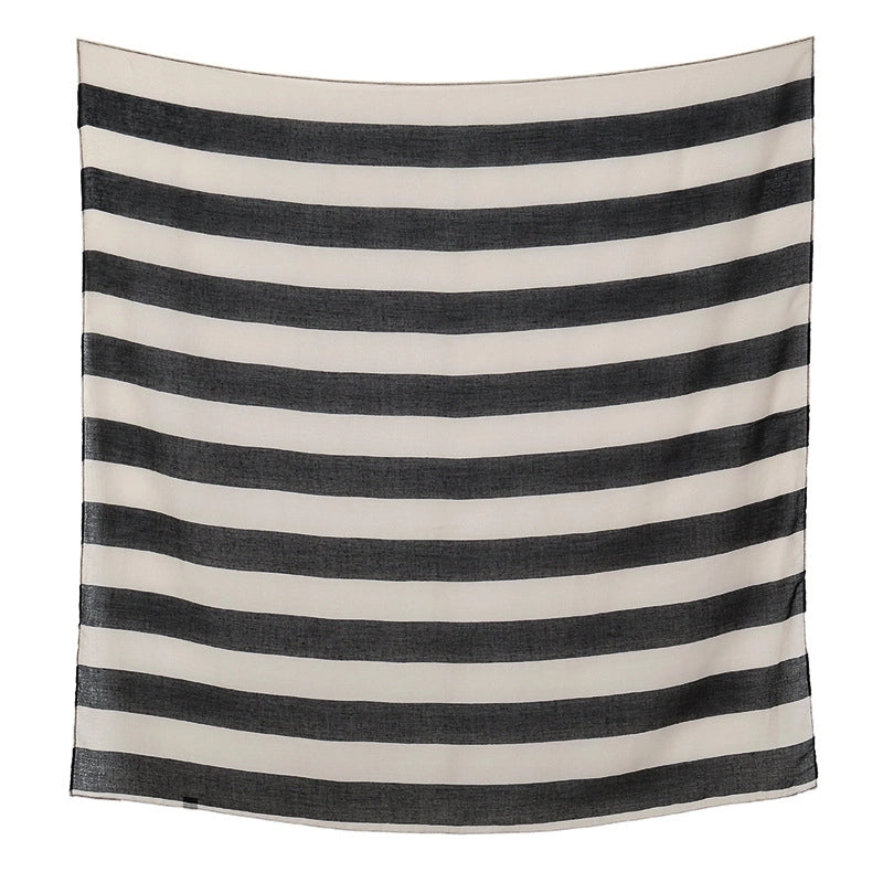 Women's Vintage Style Ethnic Style Stripe Polyester Stripe Silk Scarf