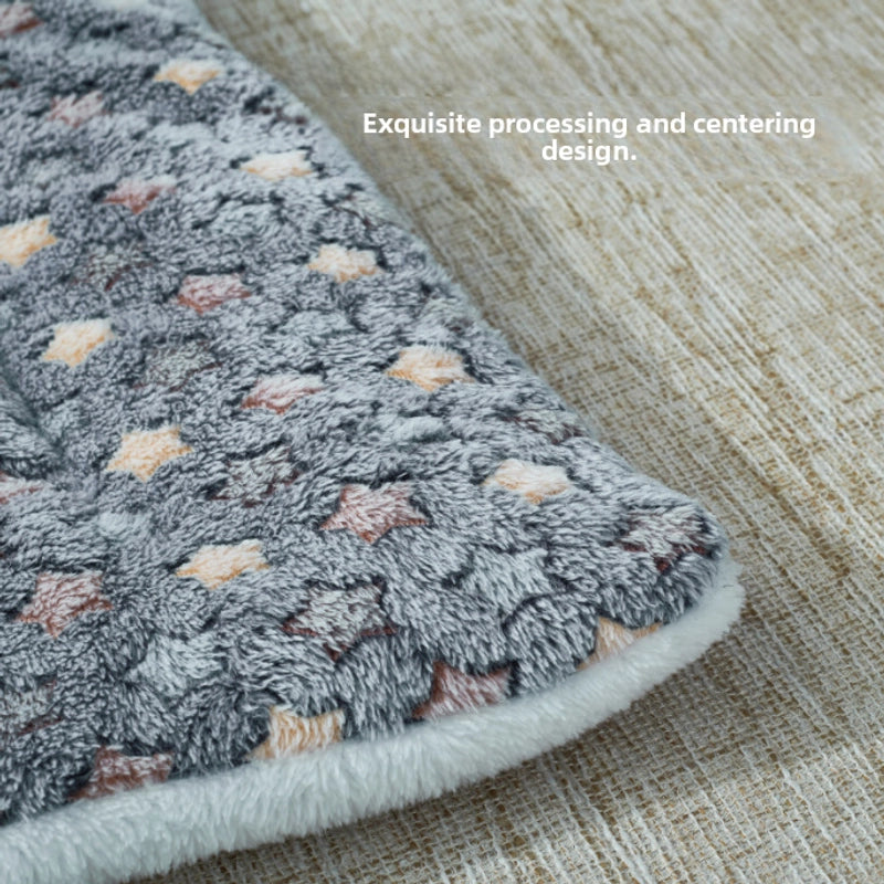 Pet Sleeping Mat Thickened Autumn And Winter Warm Mat Cat Dog Universal Blanket Mat Pet Mat