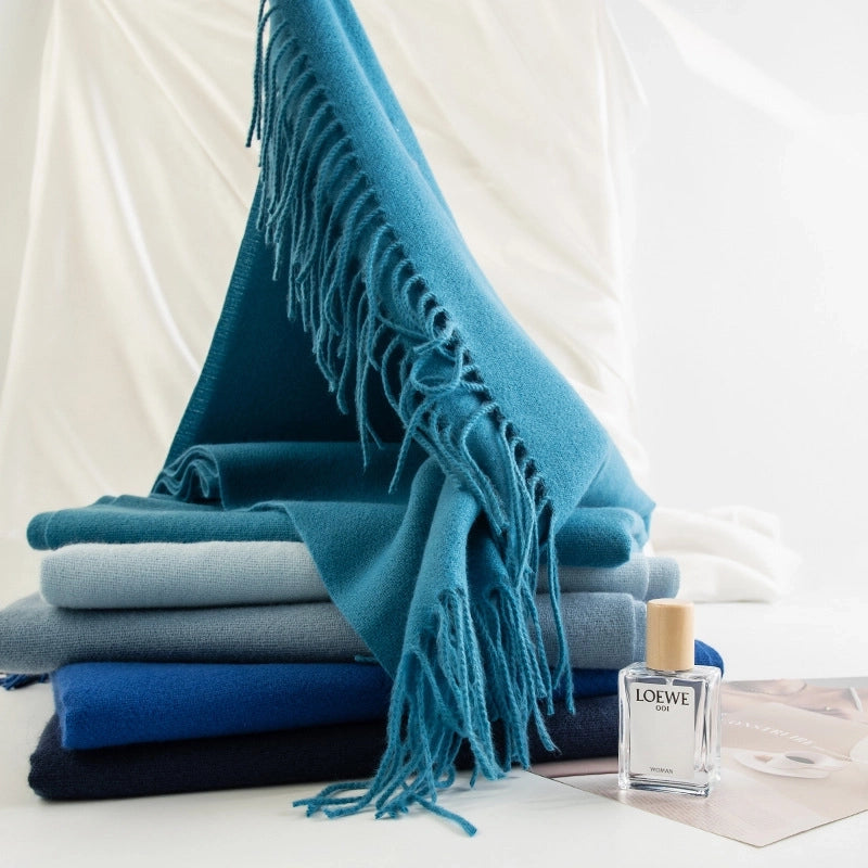 Scarf Winter Warm Windproof Shawl Women's High-end  Women's Cashmere Scarf