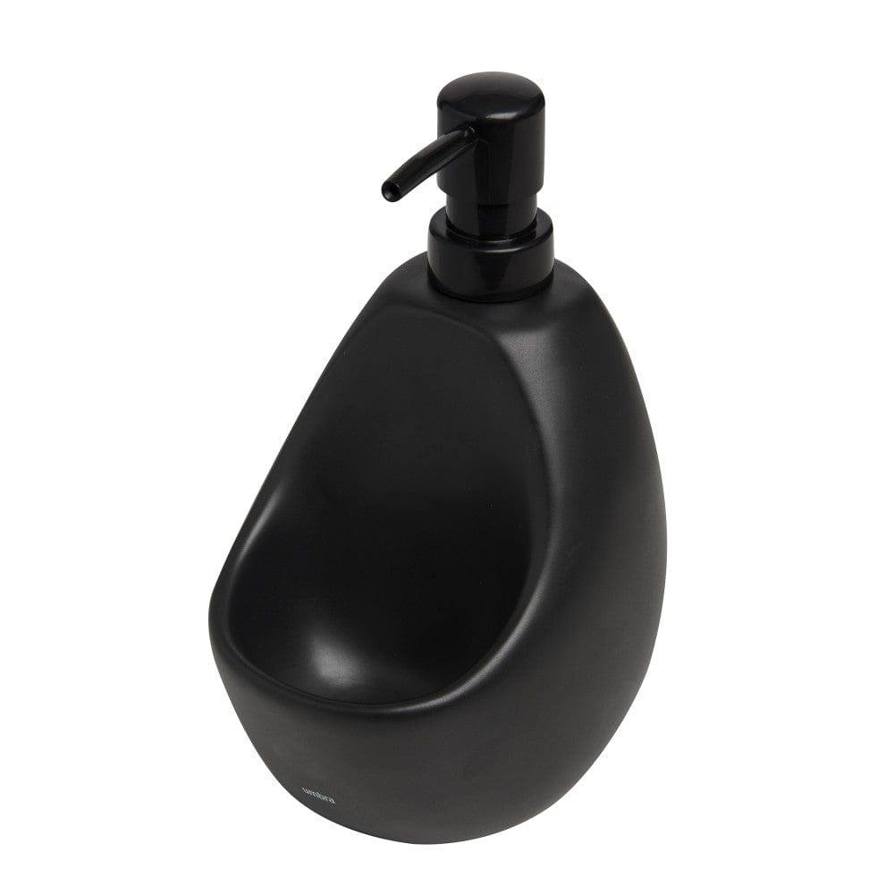 Joey Kitchen Soap Pump with Scrub - Black