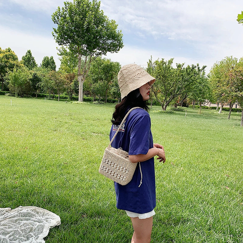 Women's Medium Spring&summer Straw Vacation Straw Bag