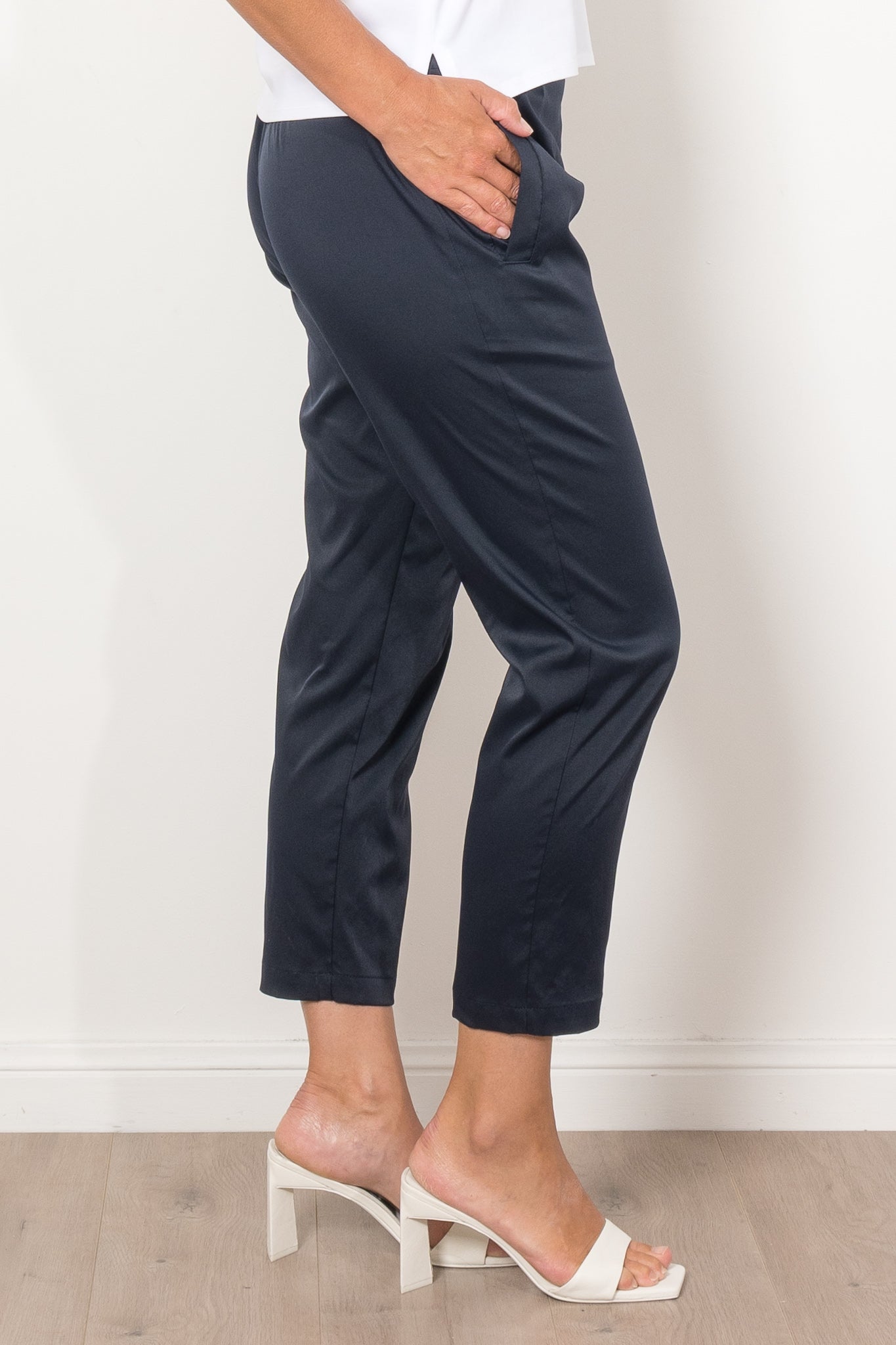 Mela Purdie Welt Pocket Trouser Stretch Chintz