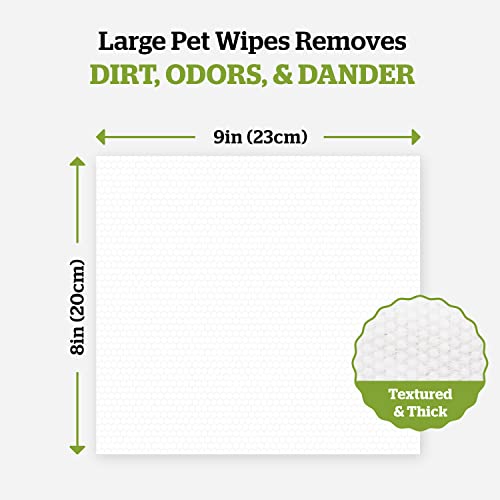 Pogi's Dog Grooming Wipes - 100 Dog Wipes for Cleaning and Deodorizing - Plant-Based. Hypoallergenic Pet Wipes for Dogs. Puppy Wipes - Quick Bath Dog Wipes for Paws. Butt. & Body - Fragrance Free