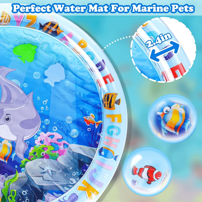 Inflatable Water Mat For Babies. 66*50cm