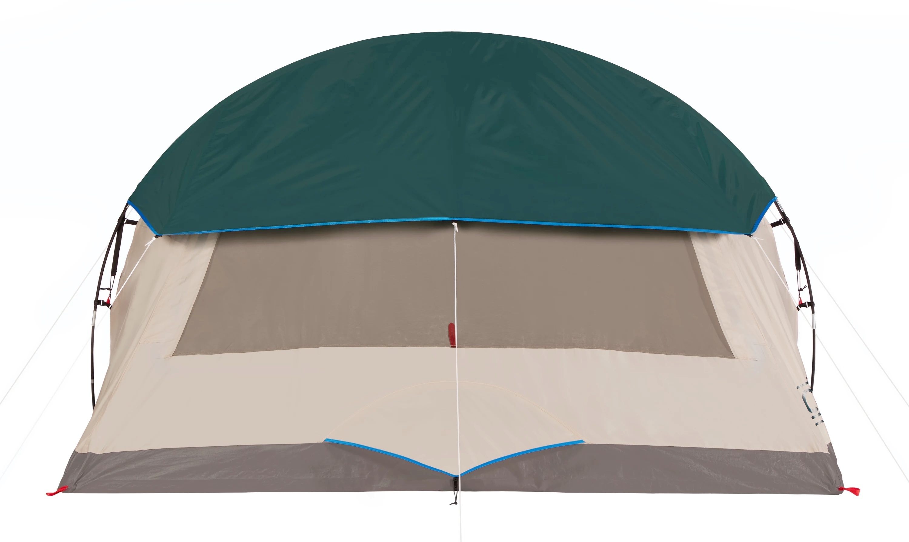 4-Person Cabin Tent with Enclosed Weatherproof Screened Porch, Evergreen