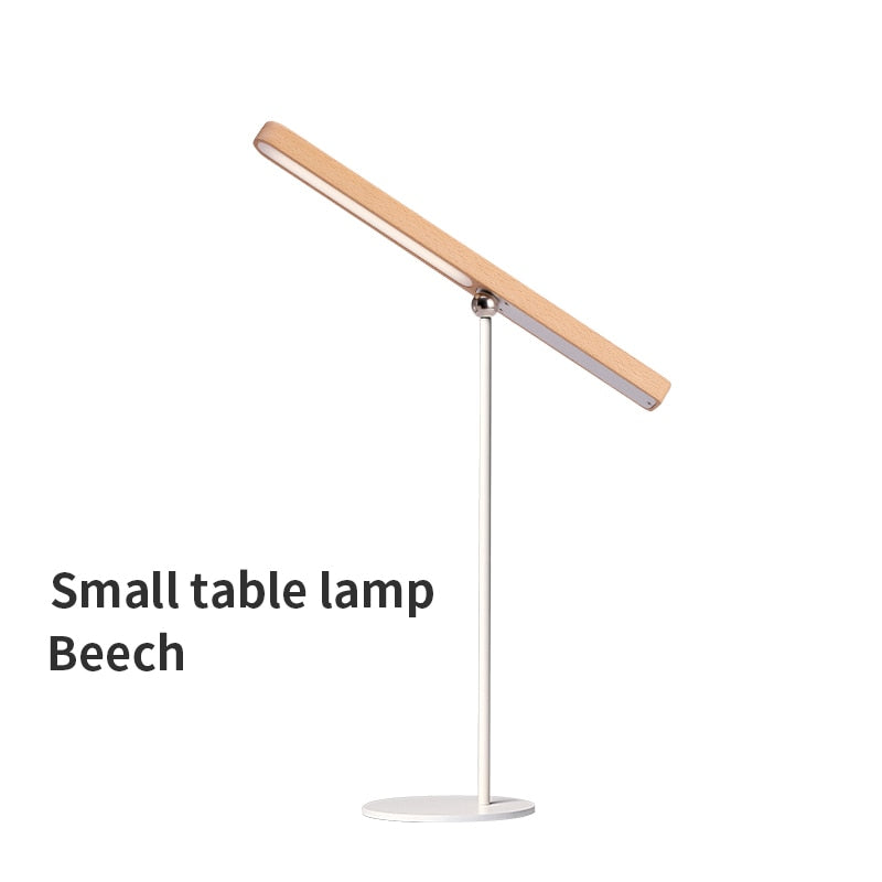 Wood Rotating Table Lamp with Magnet