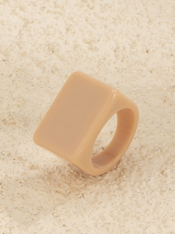 Stylish Resin 8 Colors Geometric Ring