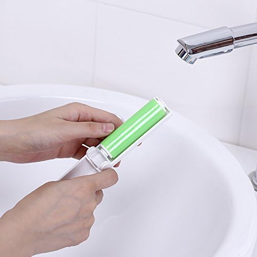 2 Pcs Reusable Sticky Picker Set Cleaner Brush Magic Folding Pocket Travel Dust Pet Hair Dandruff Remover Sticky