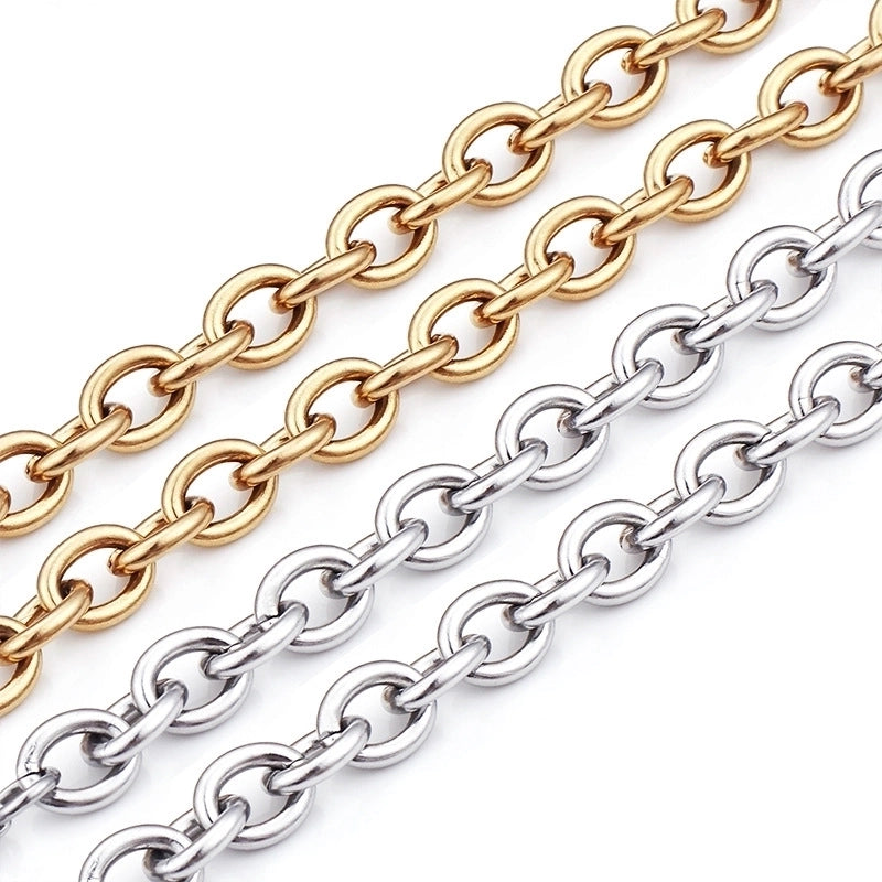 Titanium Steel 18K Gold Plated Fashion Plating Geometric Necklace