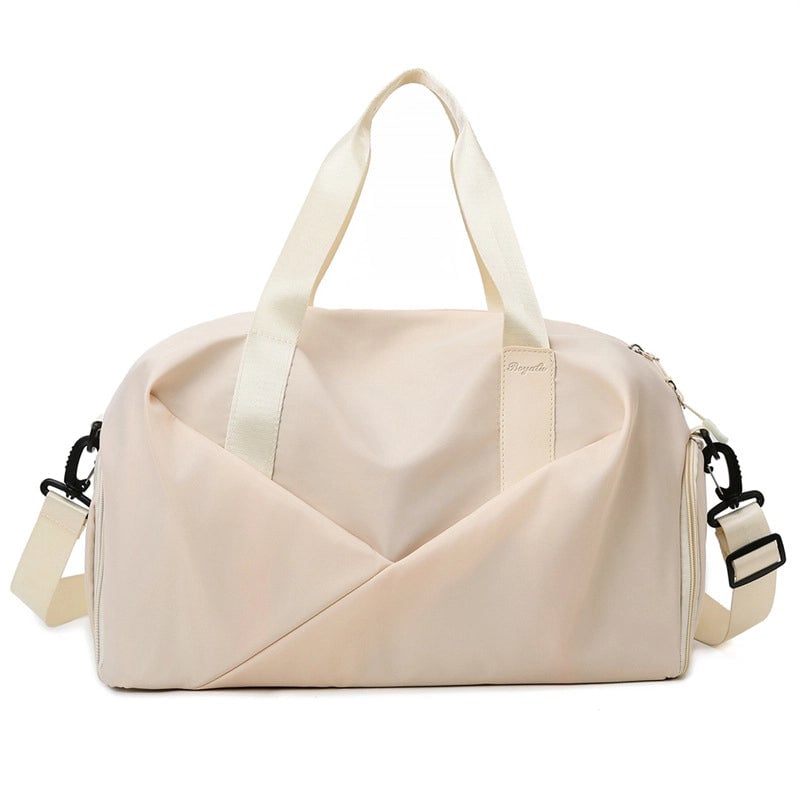 New Fashion Fitness Travel Bag Portable Shoulder Large Capacity Oxford Cloth Dry And Wet Separate Sports Bag Independent Shoe Bin