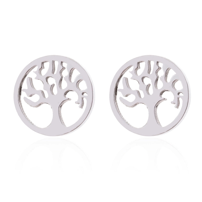 Minimalist Geometric Plating 304 Stainless Steel No Inlaid 18K Gold Plated Earrings