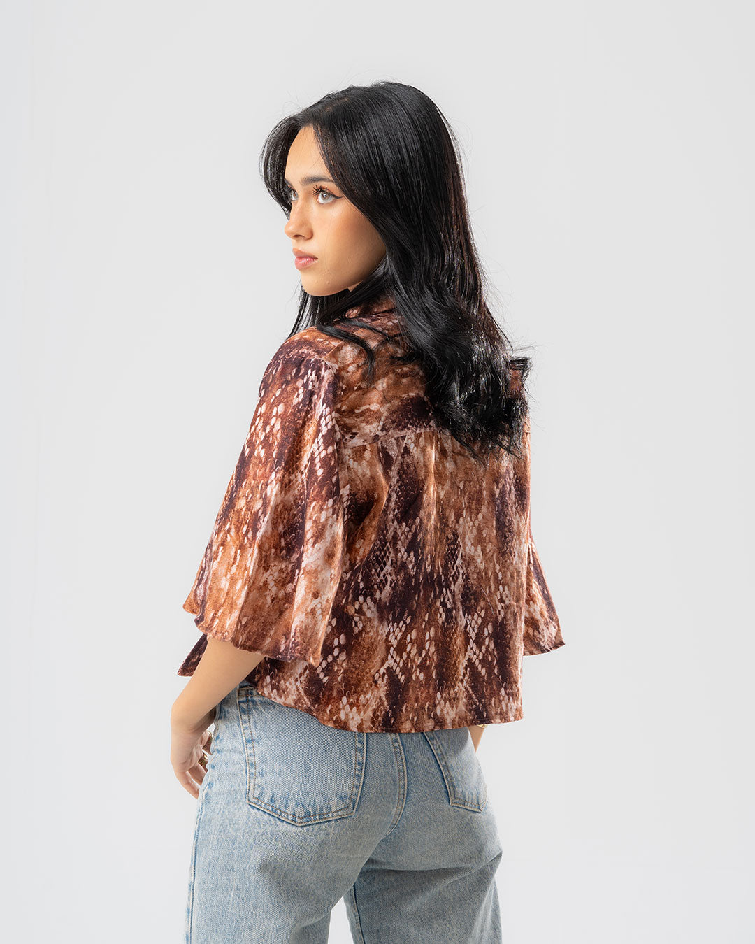 Women's Printed Crop Top