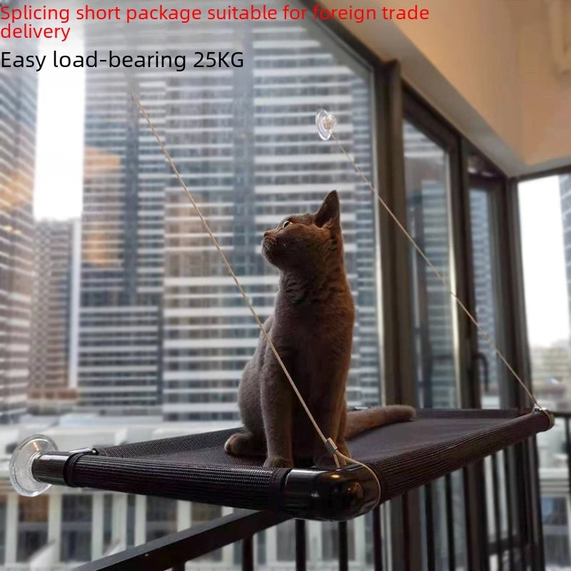 New Pet Supplies Cat Hammock Super Strong Screw Suction Balcony Cat Climbing Frame Bed Splicing Design Nest