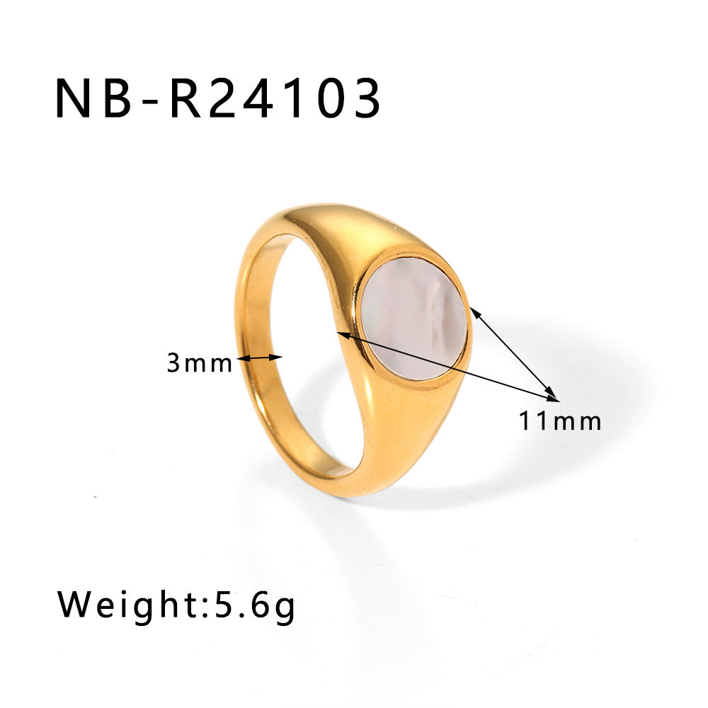 Popular Stainless Steel Diamond-Studded Sparkling Style Elegant Ladies Twist Texture Stacking
