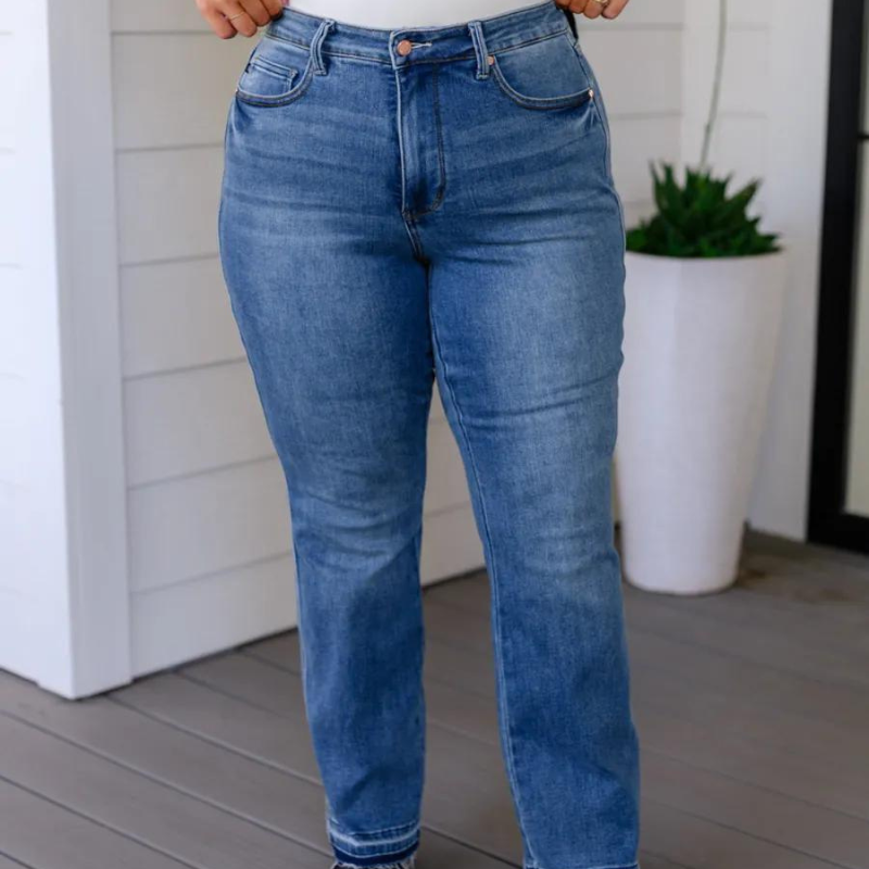 High Rise Tummy Control  Bootcut Jeans