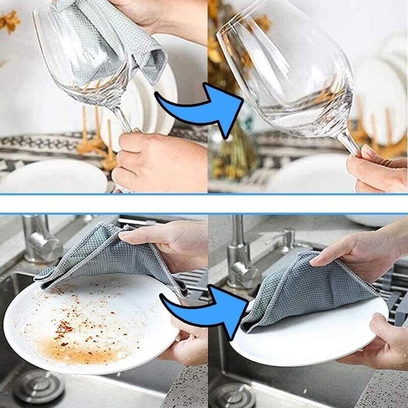 🔥BUY 5 GET 5 FREE🔥Streak-Free Miracle Cleaning Cloths - Reusable