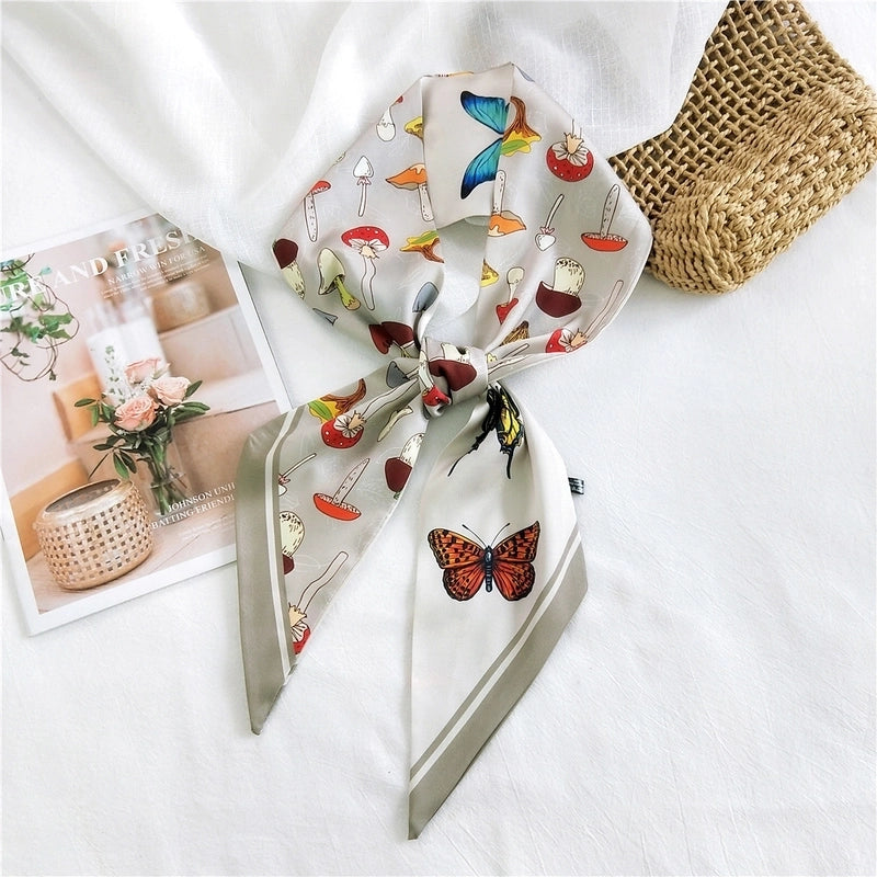 Fashion Printing Long Silk Scarf