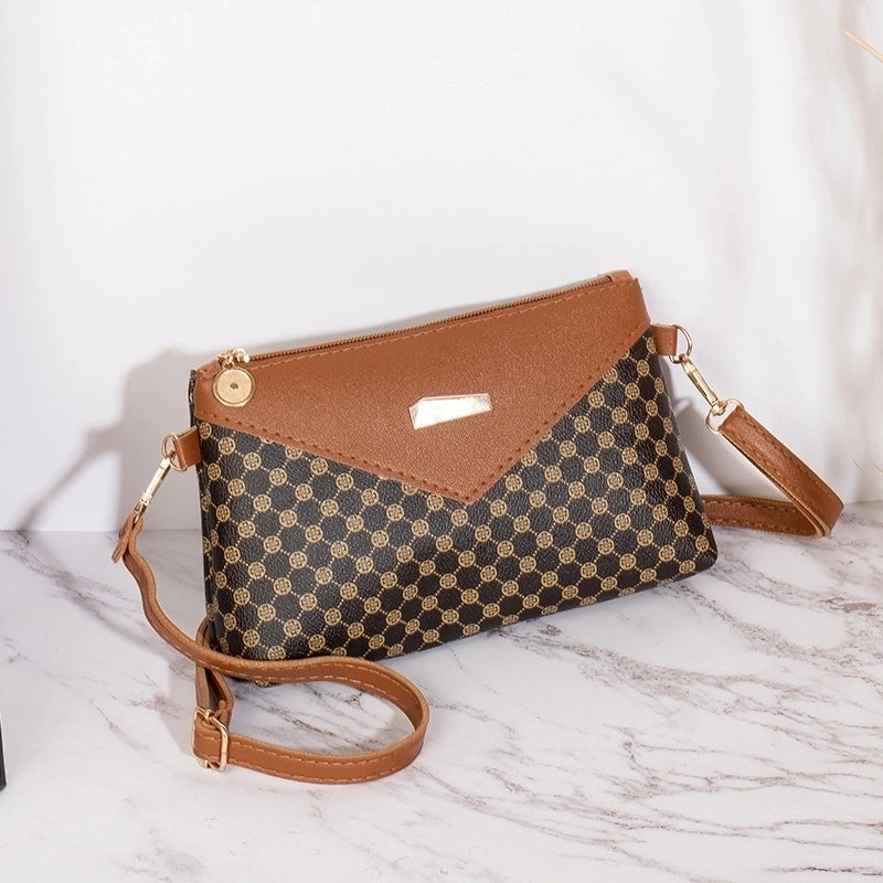 Women's Medium Summer Pu Leather Vintage Style Square Bag