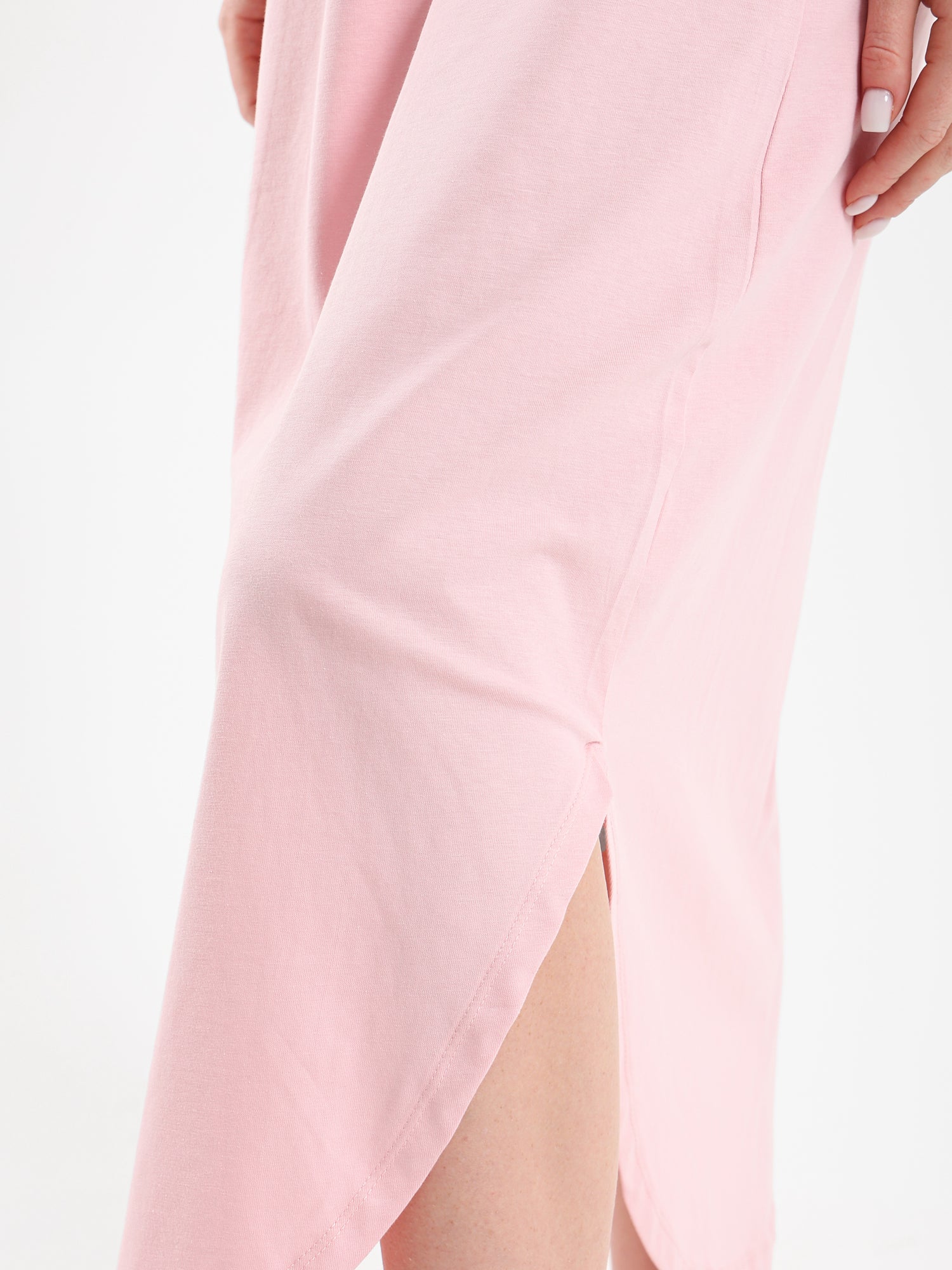 Sleeveless High-Low Midi Dress